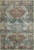 Loloi II Skye Collection SKY-06 Apricot / Mist, Traditional 18" x 18" Sample