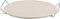 Fante's HIC Pizza Baking Stone with Serving Rack, Natural Ceramic Stoneware, 13"