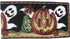 DaDa Bedding Spooky Halloween Pumpkins Tapestry Table Runner - Fall Harvest Orange Jack-o'-Lantern Ghosts Intricate Needle Stitching - Cotton Linen Woven Kitchen Dining Mats - 13" x 67"