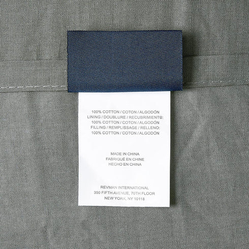Nautica | Swale Collection | 100% Cotton Quilted Accent Standard Sham, Envelope Closure, Pre-Washed for Added Softness, Easy Care Machine Washable, 20" x 26", Navy