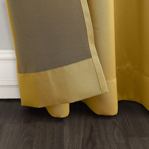 Sun Zero Barrow Energy Efficient Grommet Curtain Single Panel, 54" x 95", Flax