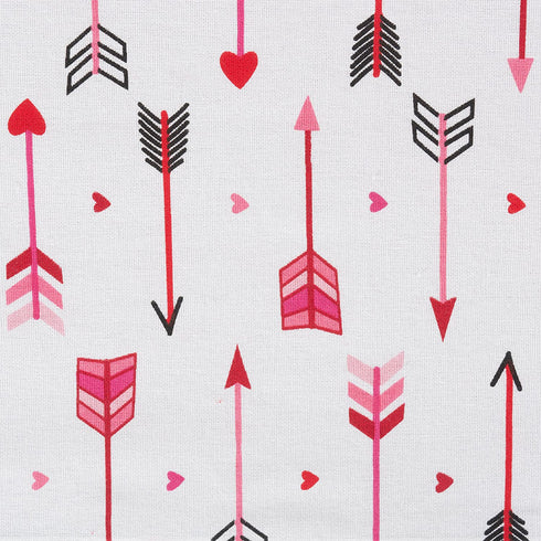 DII Valentine's Day Table Top Collection, Table Runner, 14x72, Hearts & Arrow