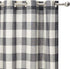 LORRAINE HOME FASHIONS, Gray, Courtyard Grommet Window Curtain Panel, 53" x 63"