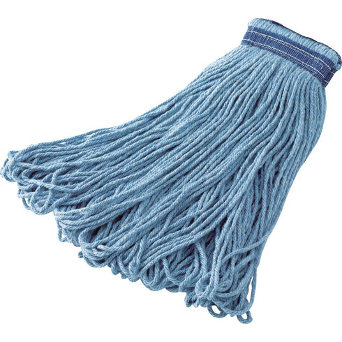 Rubbermaid Commercial Products-FGE23800BL00 Universal Headband Blend Mop, Blue, Looped Ends to Reduce Fraying