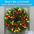 Festive, Shatterproof Ornaments Variety 20 Pack 2.4 in. Matte, Shiny, Sequin and Glitter Bulk Plastic Christmas Holiday Ball and Hook Set. DIY W/ Fun White Baubles for Xmas Trees, Wreaths or Garlands