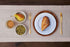 D'Moksha Homes Linen Table Runner - 14 x 72 Inch Natural, 100% Pure Linen Hemstitch Table Runners 72 inches Long, Machine Washable, Table Runner for Spring Summer Easter Mother's Day