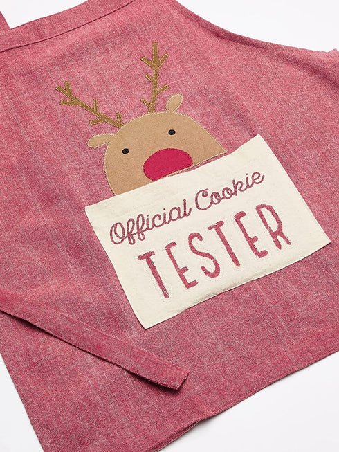 Mud Pie Christmas Apron (Reindeer), "24""x 20""" (12600142R)