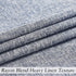 Navy Solid Moderate Blackout Curtain Heavy Linen Texture Room Darkening Window Treatment for Bedroom Noise Reducing Drapes 8 Grommets Top for Living Room with Gray Liner Navy Blue 50" x 63", 1 Piece
