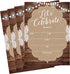 50 Celebration Invitations for Wedding Rehearsal Dinner, Bridal Shower, Engagement, Birthday, Bachelorette Party, Baby Shower, Reception, Anniversary, Housewarming, Graduation, Sweet 16, BBQ Cookout