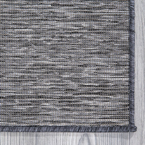 Sweet Home Stores Reversible Indoor/Outdoor Runner Rug, 2X5, Grey, SH-SUN2003-2X5