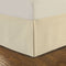 DreamSpace DRM24714IVOR01 Quilted Bed Skirt Dust Ruffle Diamond Pattern Matelasse Tailored 14" Drop, Twin, Ivory
