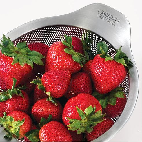 Tramontina Colander Gourmet Stainless Steel 1.25-Quart, 80201/003DS