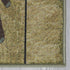 Ottomanson Laundry Collection Bordered Non-Slip Rubber Back Runner Rug, 20" x 59", Beige