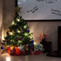20" Tabletop Pre-lit Mini Christmas Tree Set with Clear LED Lights, Artificial Mini Christmas Tree with Star Treetop and Ornaments, Best DIY Christmas Decorations (Storage Bag Included)