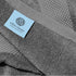 White Classic Luxury Hand Towels | Cotton Hotel spa Bathroom Towel | 16x30 | 6 Pack | Grey