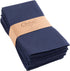 KAF Home Chateau Easy-Care Cloth Dinner Napkins - Set of 12 Oversized (20 x 20 inches) - Navy Blue