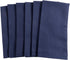 KAF Home Chateau Easy-Care Cloth Dinner Napkins - Set of 12 Oversized (20 x 20 inches) - Navy Blue