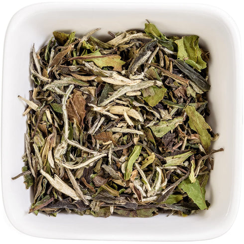 Tealyra - Imperial Grade White Peony - Bai Mu Tan - Fresh White Loose Leaf Tea - Organically Grown - Low Caffeine - High in Antioxidants - 100g (3.5-ounce)