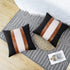 Pyonic Set of 2 Faux Leather Throw Pillow Covers 18x18 Inch Black and White Modern Farmhouse Pillow Covers Decorative Linen Stripe Accent Cushion Covers for Couch Sofa