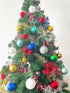 Christmas Balls Ornaments?24 Pcs Shatterproof Christmas Tree Decorations Hanging Ball for Xmas Tree Holiday Wedding Party Decoration 2.36" ( 60mm ) Set (Silver & Blue)