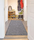 Sweet Home Stores Reversible Indoor/Outdoor Runner Rug, 2X5, Grey, SH-SUN2003-2X5