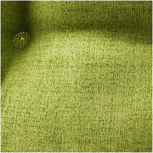 Pillow Perfect Outdoor/Indoor Baja Linen Lime Tufted Seat Cushions (Round Back), 19" x 19", Green, 2 Count