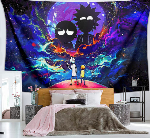 Anime Tapestry Wall Cloth Manga Wall Hanging for Boys Gifts Home Decor Bedroom Birthday Party Themed Decorative Tapestries 60x40in (4)