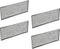 Nispira air grease microwave filter compatible with Samsung DE63-00196A, 4 packs