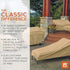 Classic Accessories Terrazzo Water-Resistant 26 Inch Stackable Patio Chair Cover