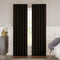 WEST LAKE Brown Linen Blackout Curtain 63 Inches Silk Thermal Insulated Backtab Living Room Window Curtain Noise Reducing Window Treatment Drape for Bedroom Kid Room Nursery 42" Wx63 L,1 Panel