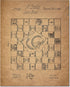 Board Games Patent Wall Art Prints - Set of 6 Vintage Family Board Games Photos