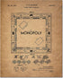 Board Games Patent Wall Art Prints - Set of 6 Vintage Family Board Games Photos