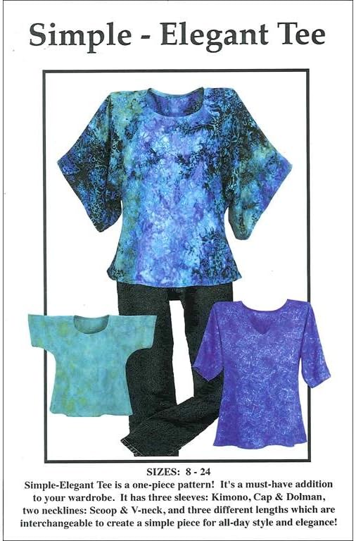 CNT Patterns CNT Ptrn Simple Elegant Tee Pattern – ZeeBooth