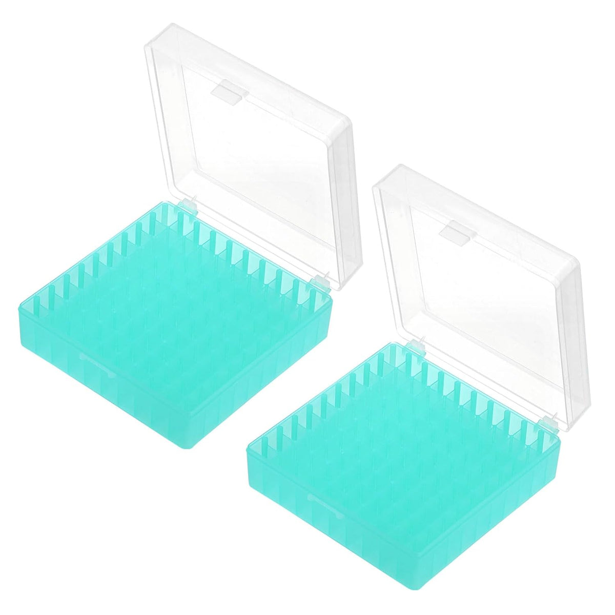 PATIKIL 100 Well Centrifuge Tube Freezer Storage Box, 2 Pcs ...