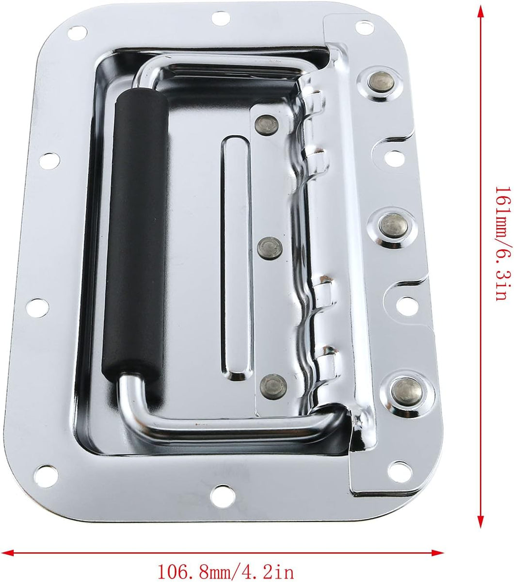 Recessed Spring Load Handle E-outstanding Spring Loaded Recessed Handle Flight Case Recessed Spring ...