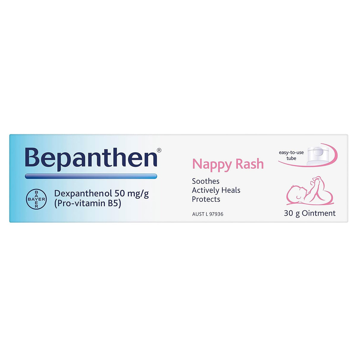 Bepanthen Nappy Rash Diaper Barrier Protection Ointment 30g – ZeeBooth