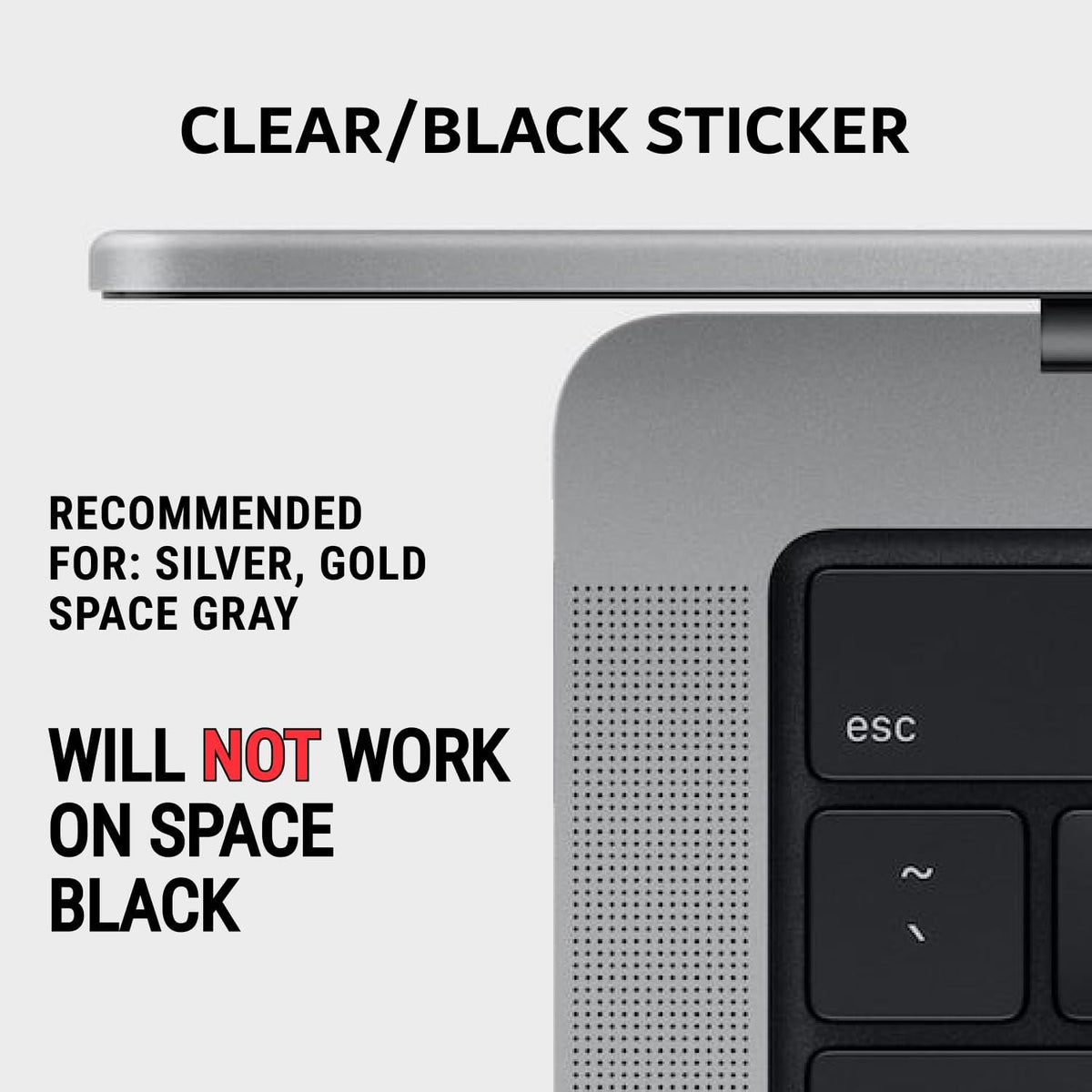 Synerlogic (5pcs) Mac OS Shortcuts Sticker | Keyboard Stickers for ...