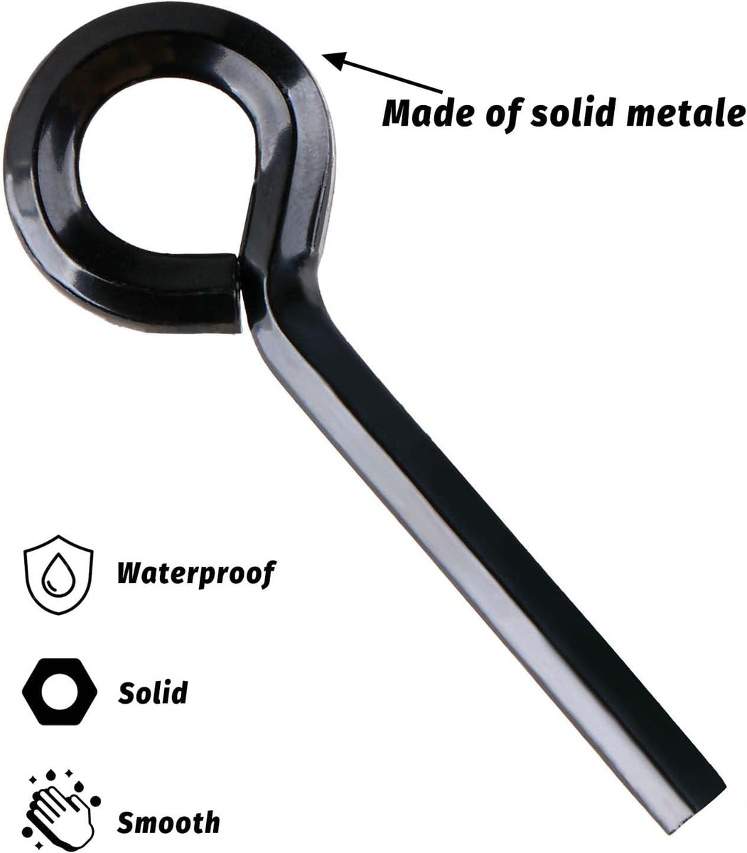 5 Pack Allen Wrench Door Key with Full Loop, 7/32-inch Black Hex Key ...