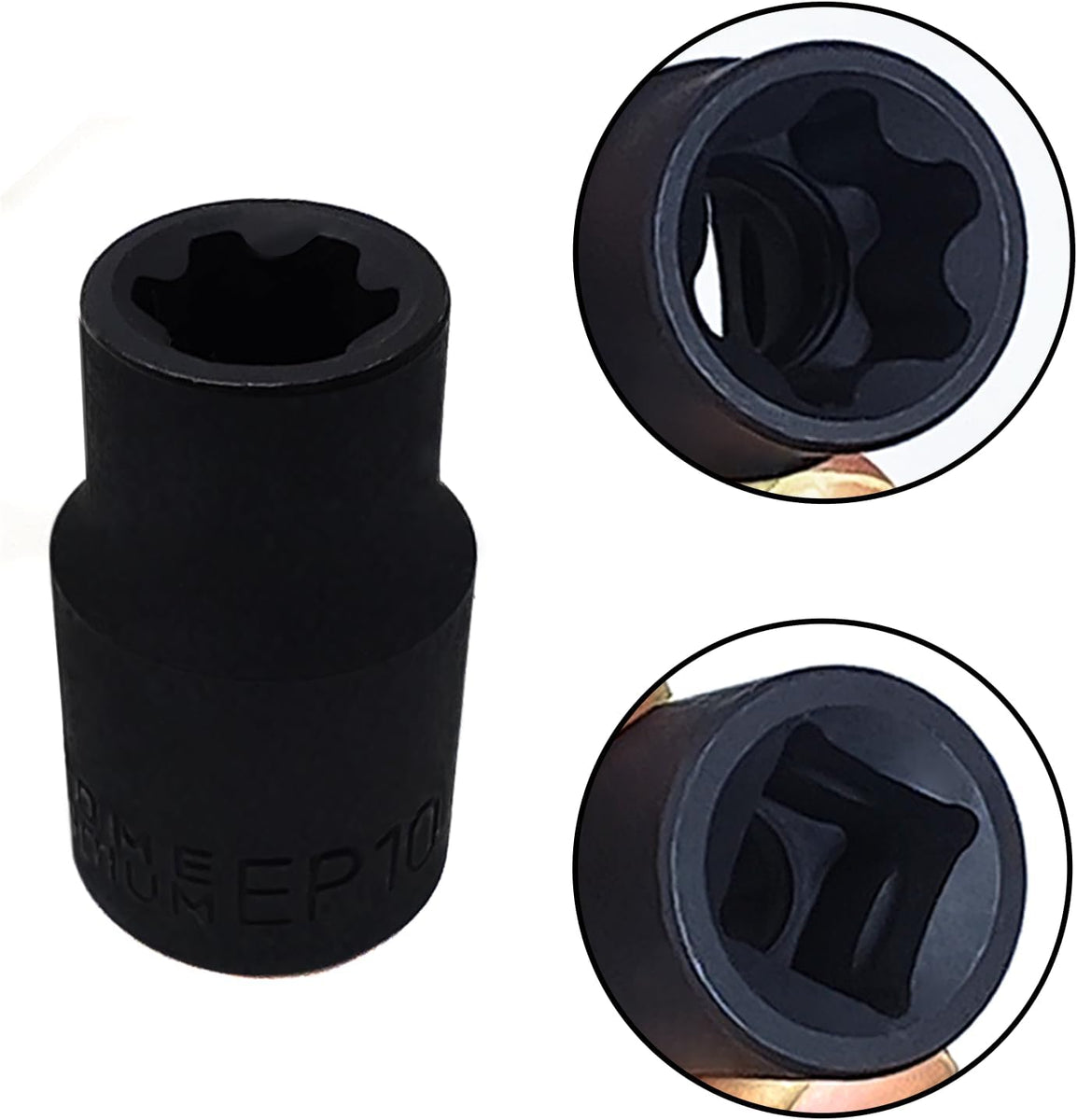 EP Socket EP10, 3/8” drive Female External E-Torx Plus Socket, High ...