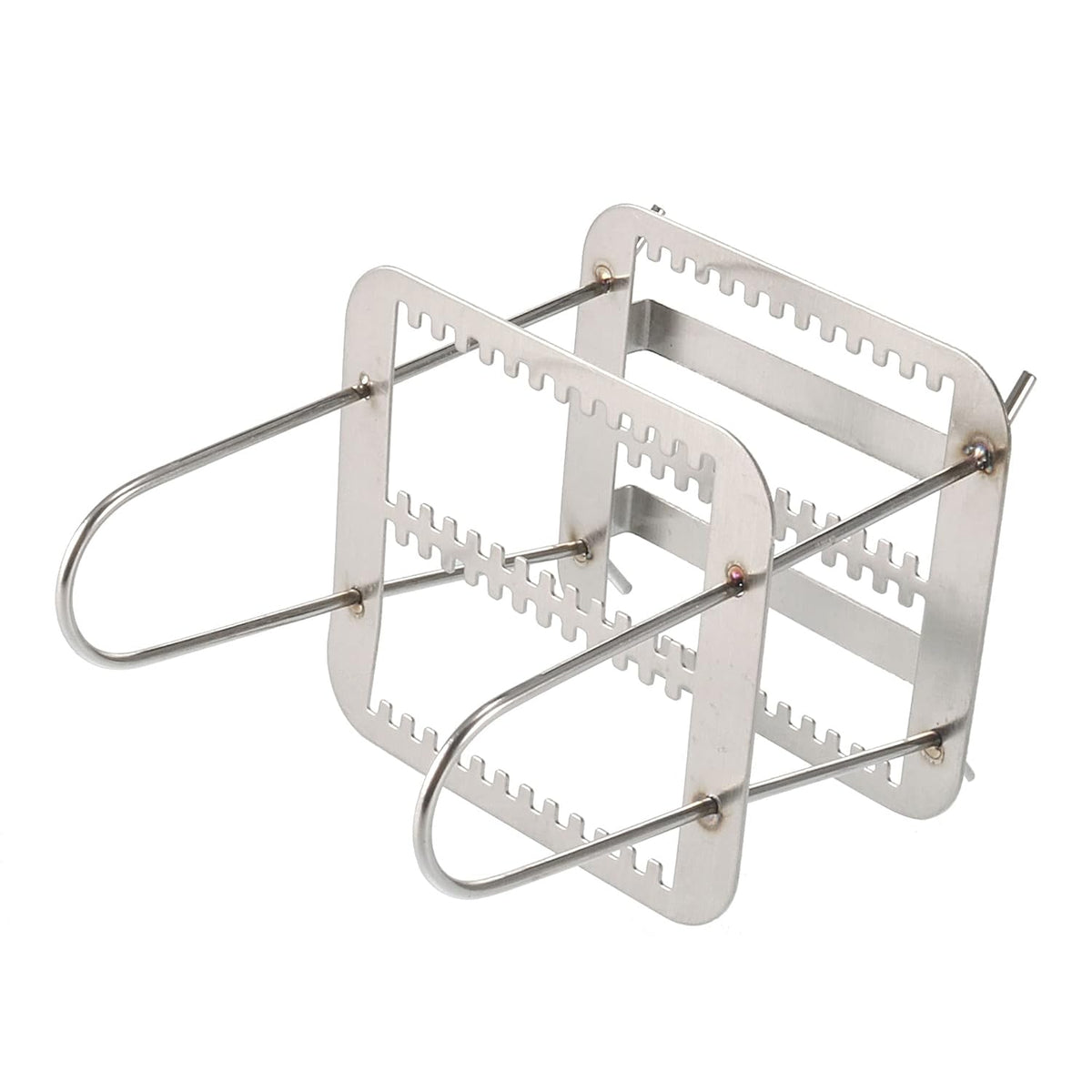 Metal Microscope Slide Rack uxcell Microscope Slides Rack 26 Positions Stainless Steel Staining ...