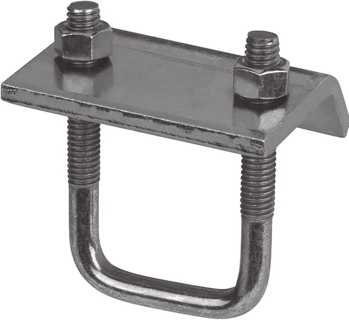Channel to Beam Strut Clamp with U-Bolt - Silver Galvanized – ZeeBooth
