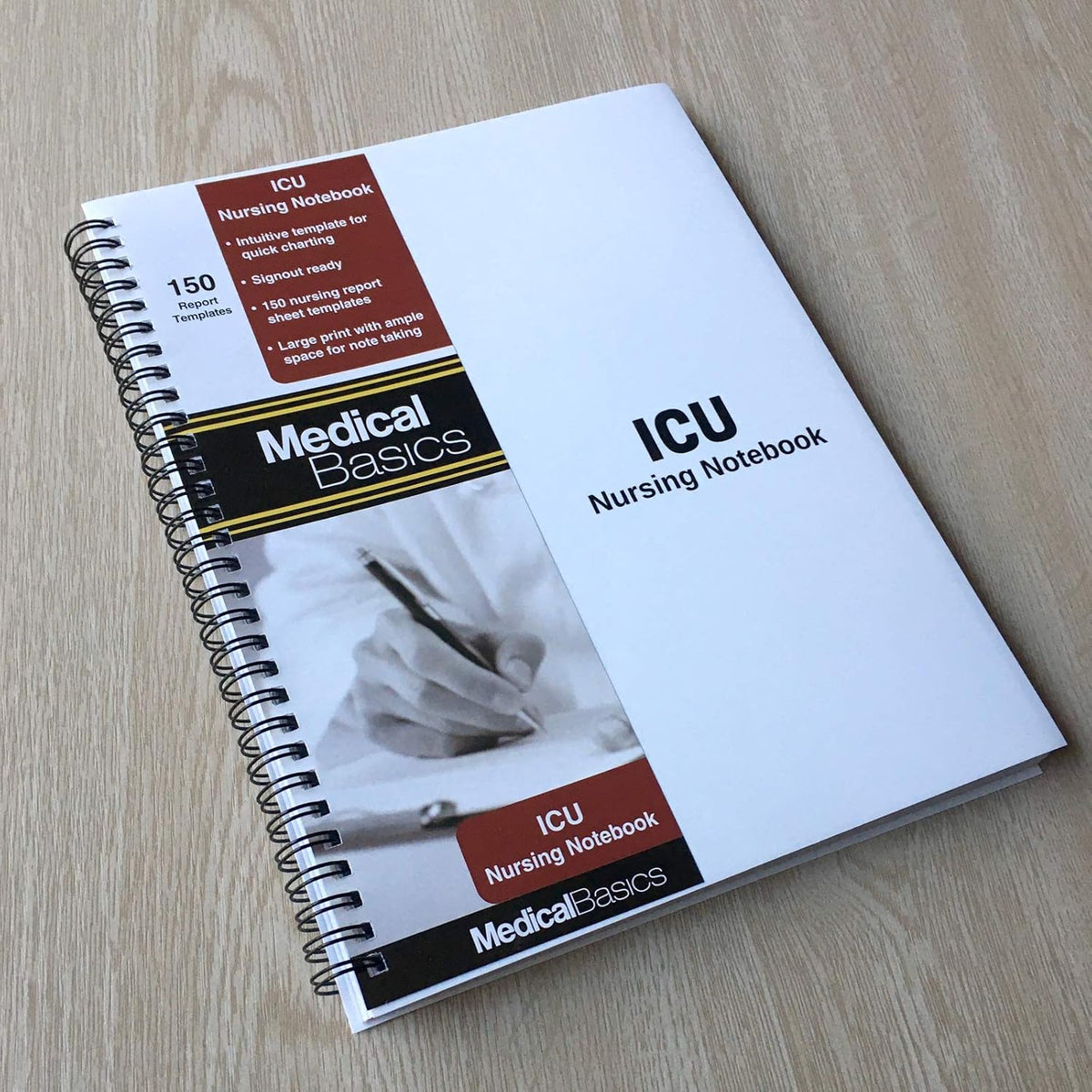 ICU Nursing Notebook - large print patient template notebook, quick ...