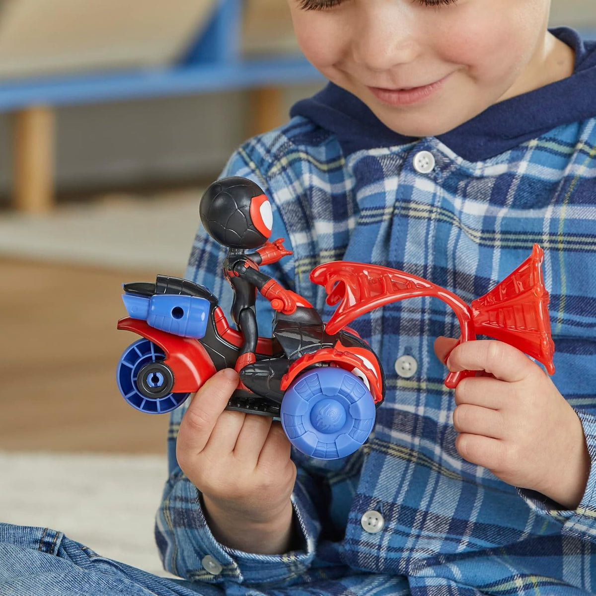 Spidey and His Amazing Friends Miles Morales: Spider-Man Techno Racer ...