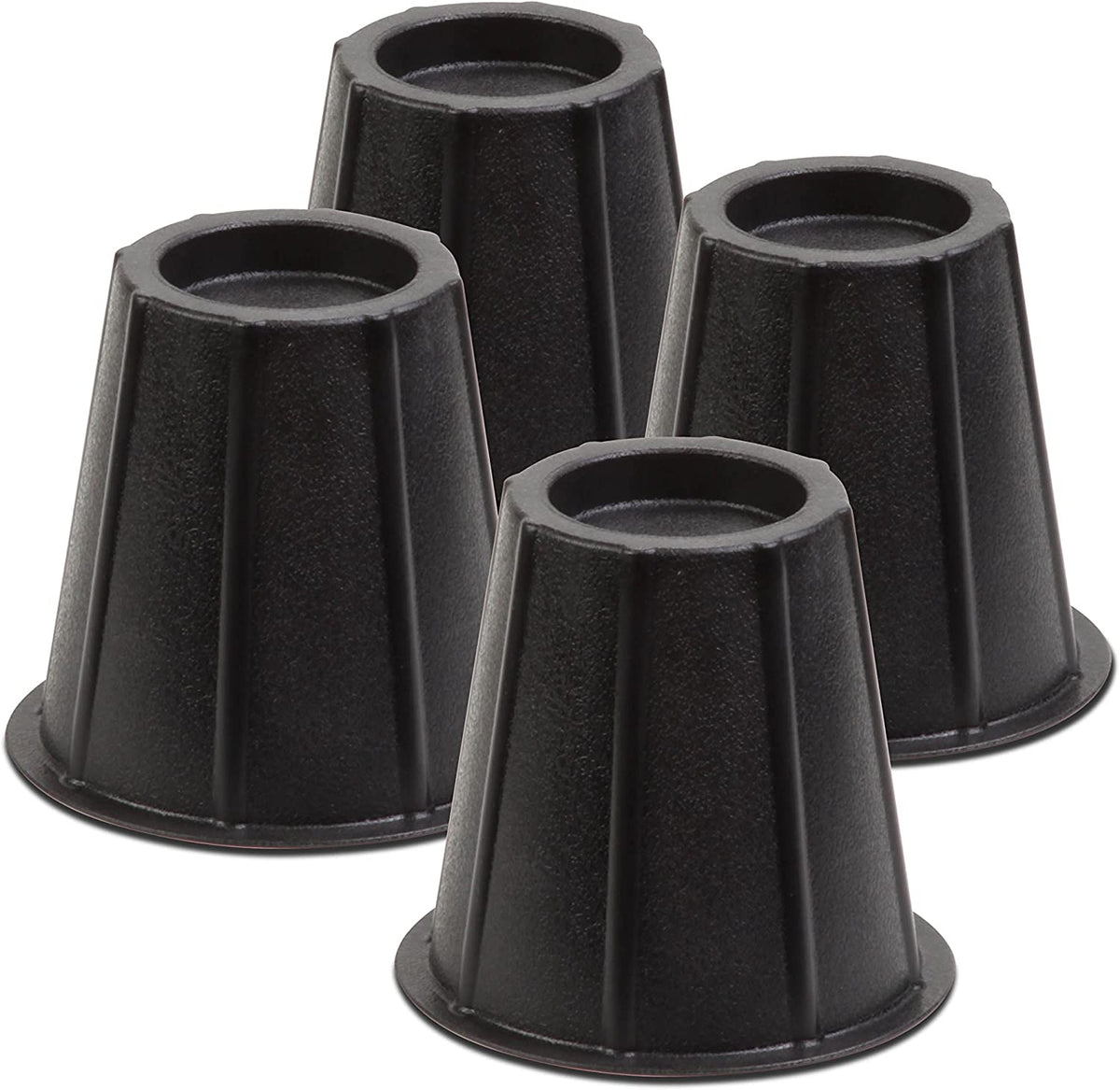 Honey-Can-Do STO-01004 Round Bed Risers, 5-Inch, Black – ZeeBooth