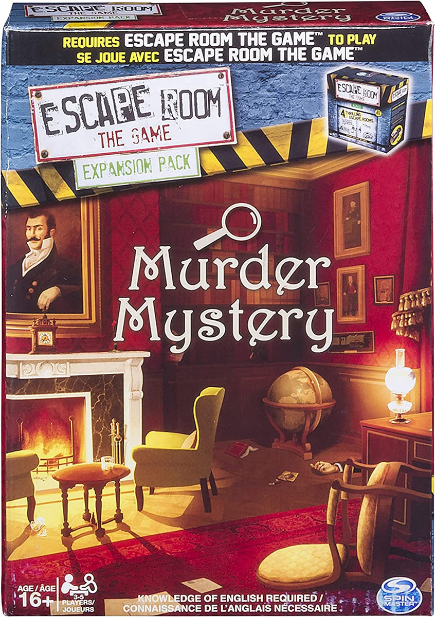 Spin Master Games - Escape Room Expansion Pack - Murder Mystery – ZeeBooth